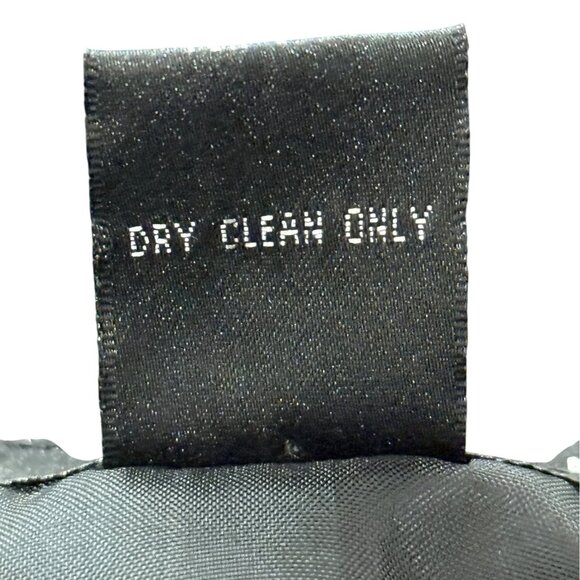 Silkland Womens Silk Jacket Black Floral Embroidered Button Down Tunic Size 2X - Picture 7 of 7